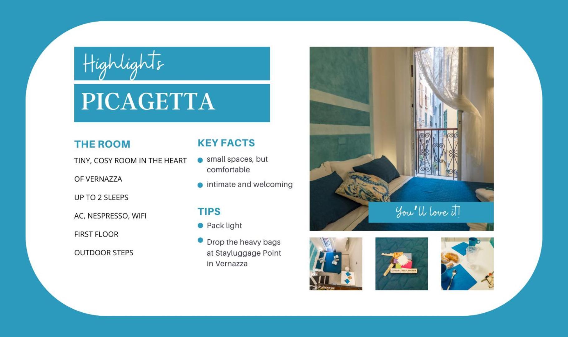 Picagetta Apartman Vernazza Kültér fotó